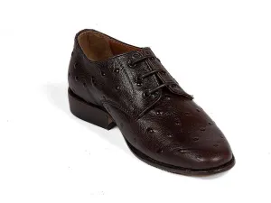 1477 Cherei Ostrich Shoes-Brown