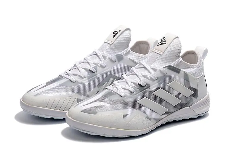 Adidas ACE Tango IC Indoor Flat Soccer Shoes White/Gray