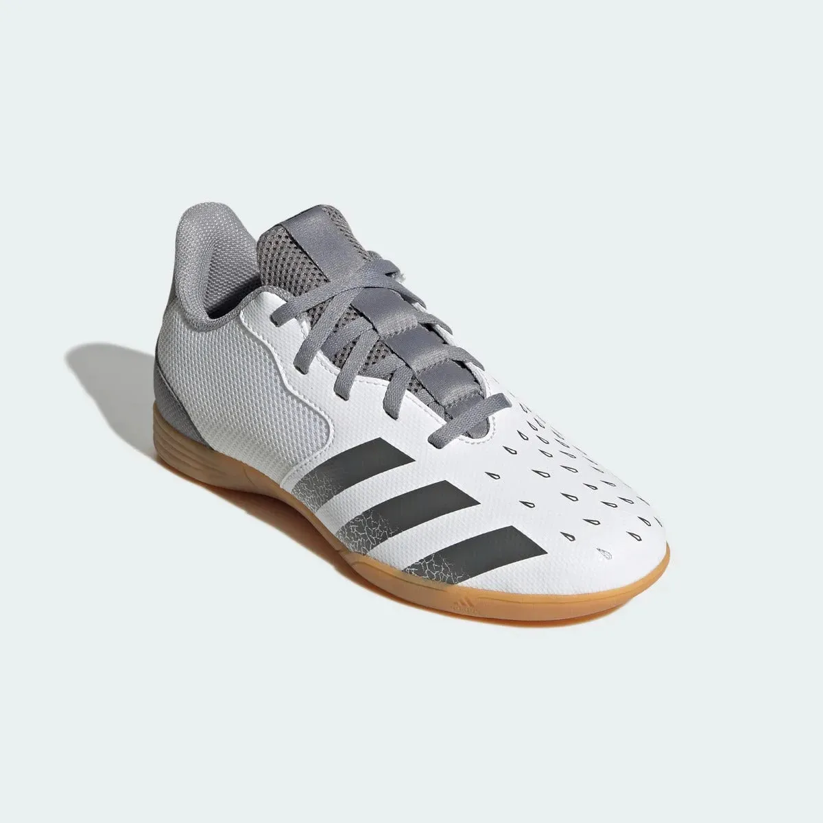 Adidas JR  Predator Freak .4 IN Sala - White-Iron Metallic