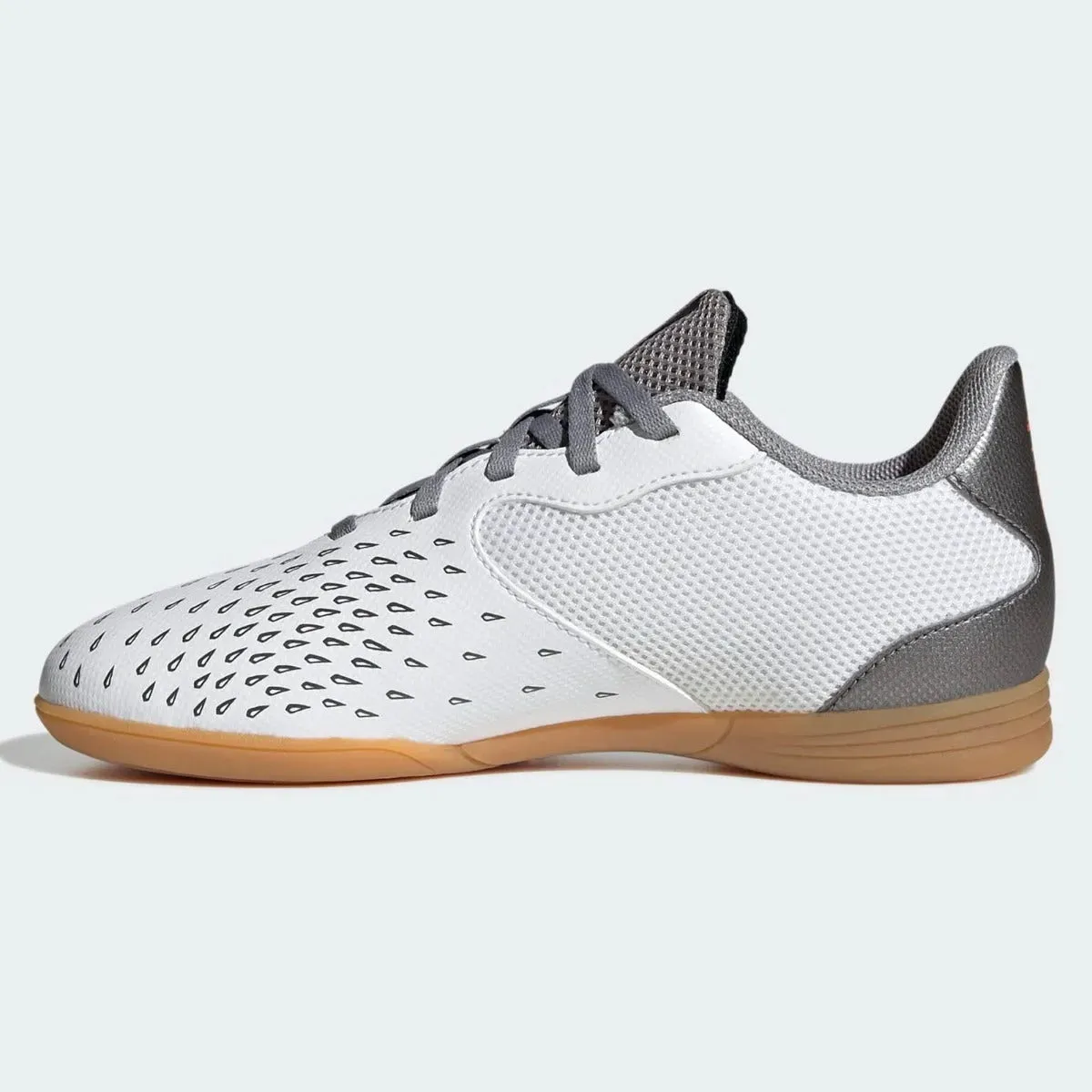 Adidas JR  Predator Freak .4 IN Sala - White-Iron Metallic