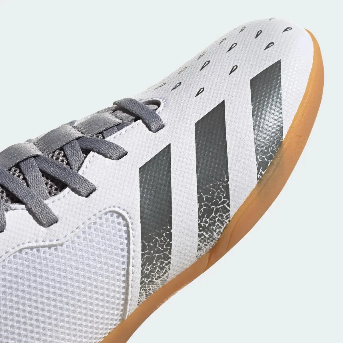 Adidas JR  Predator Freak .4 IN Sala - White-Iron Metallic