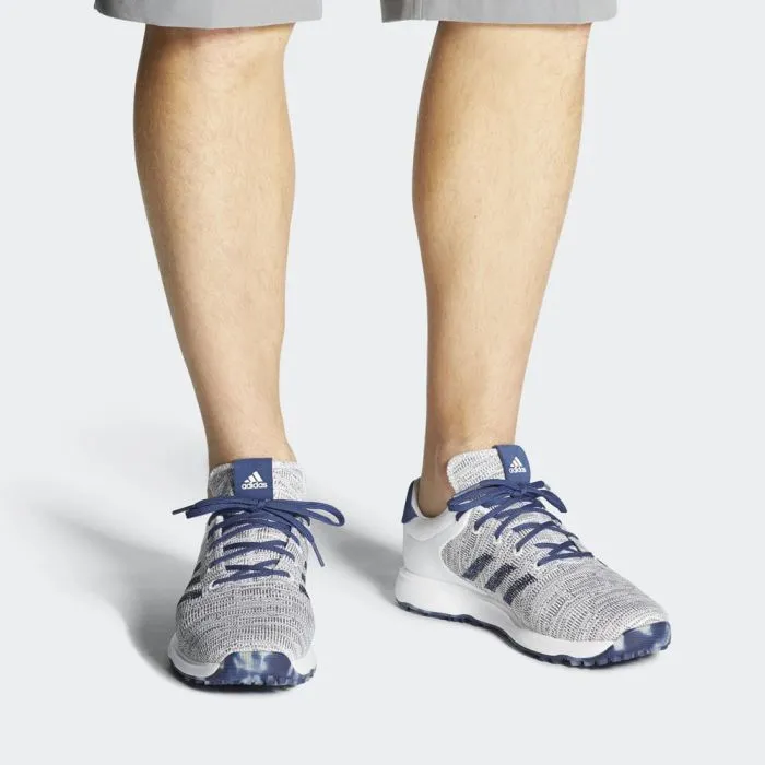 adidas S2G Spikeless Shoes - White/Indigo/Grey Three