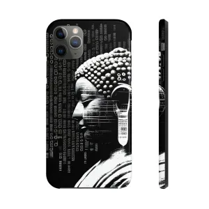 AI-Generated Art Phone Case for Iphone- Meta Zen Buddha Statue - Tough, Unique, Custom Design