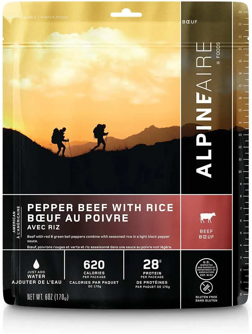 Alpineaire Pepper Beef With Rice