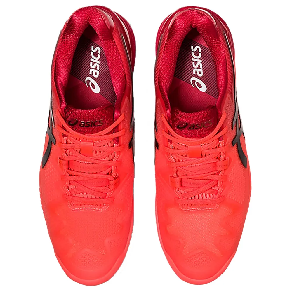 Asics Gel Resolution 8 Tokyo Red Black Mens Tennis Shoes