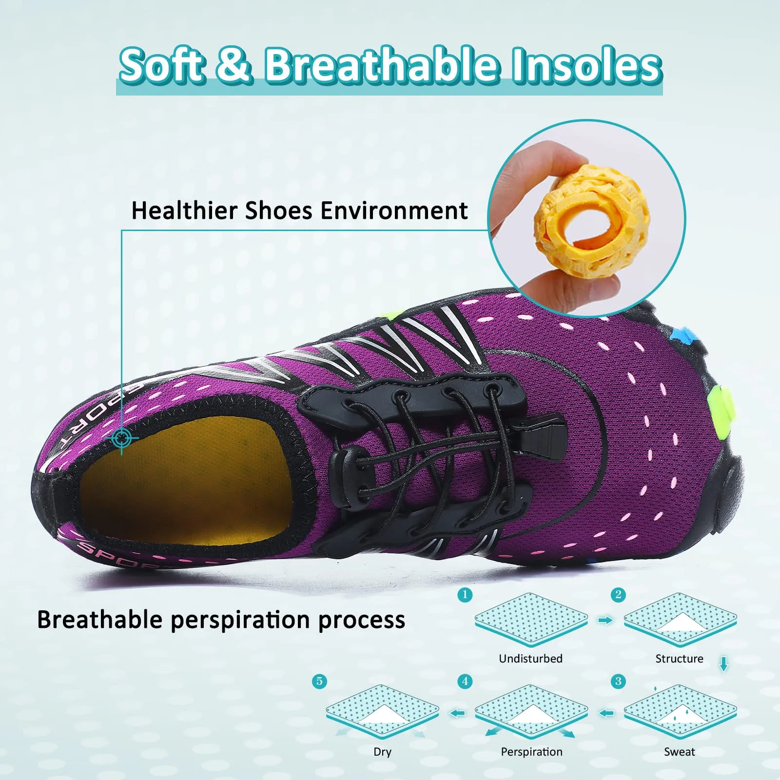 Barefoot Beach Swimming Shoes Quick Drying Trail Running Shoes