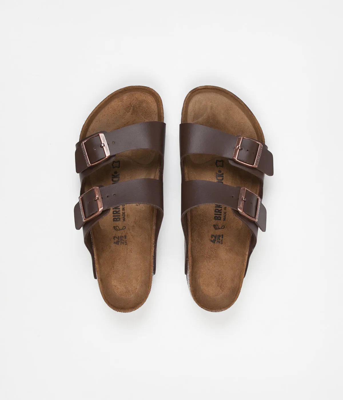 Birkenstock Arizona Sandals - Dark Brown