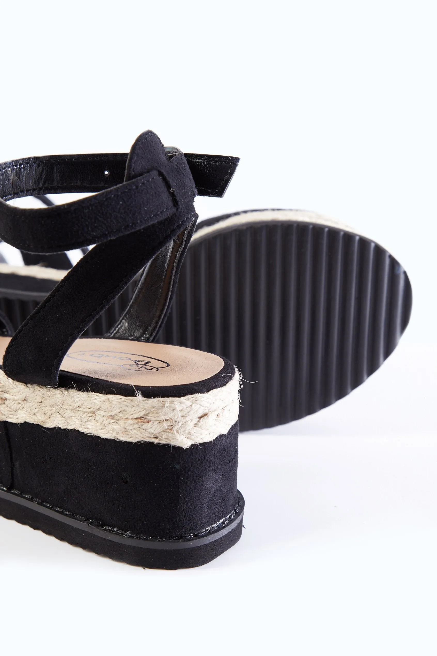 Black Pom Pom Espadrilles