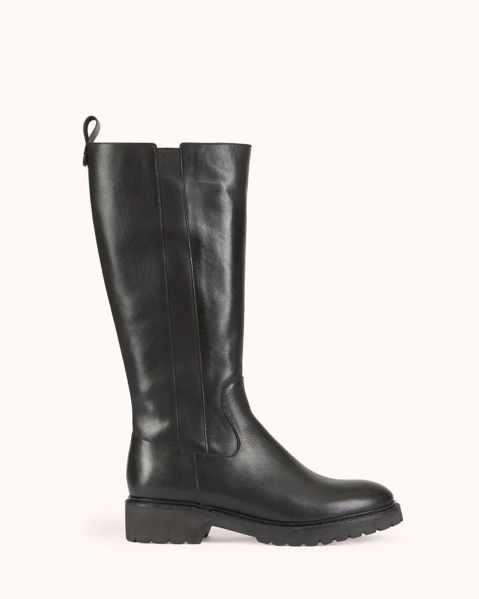 Bottes En Cuir Vicceta - Noir