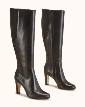 Bottes En Cuir Zineb - Noir