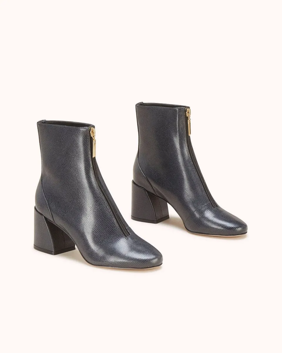 Bottines En Cuir Zelina - Noir