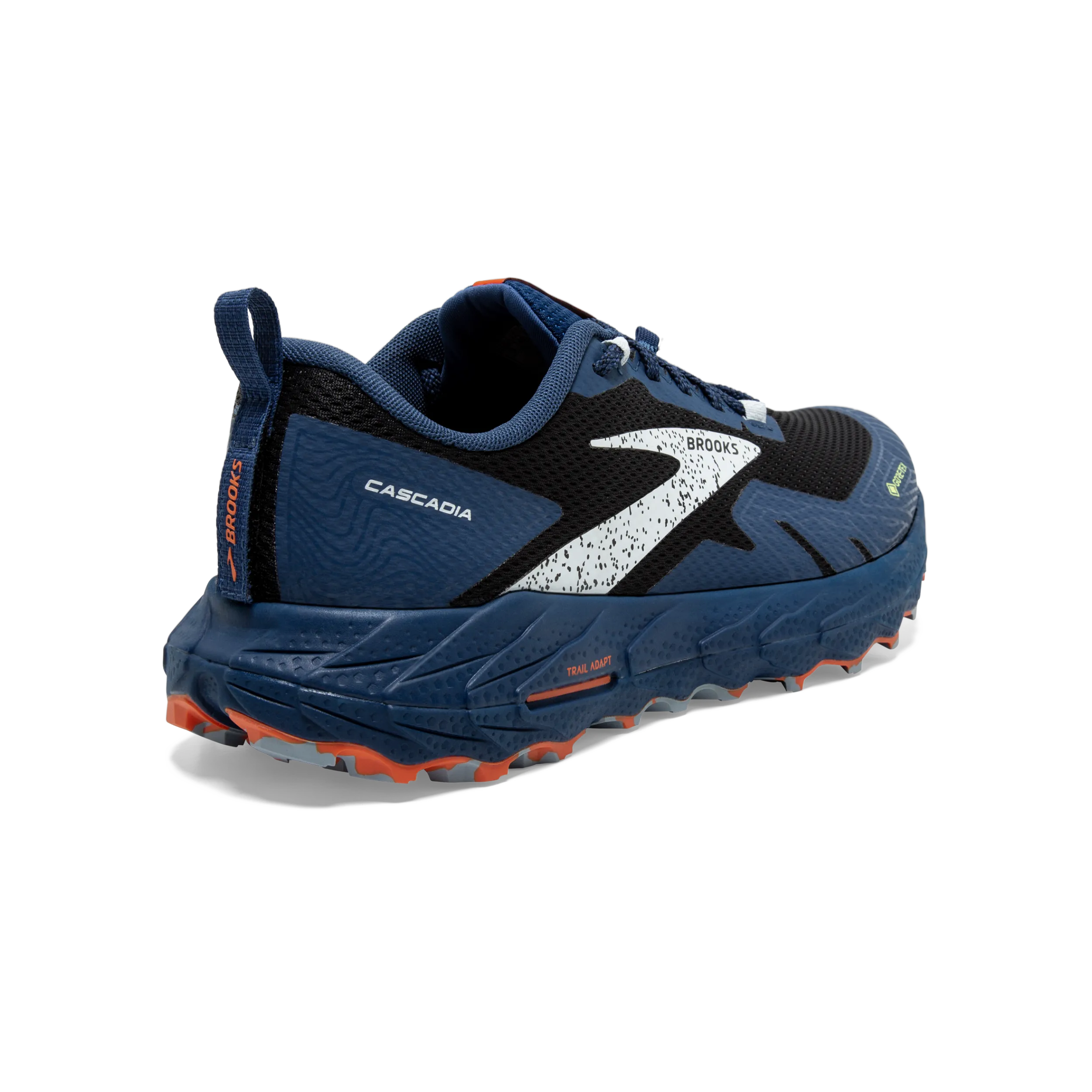 Brooks Cascadia 17 GTX (B Width) - Black/Blue/Firecracker (Womens)