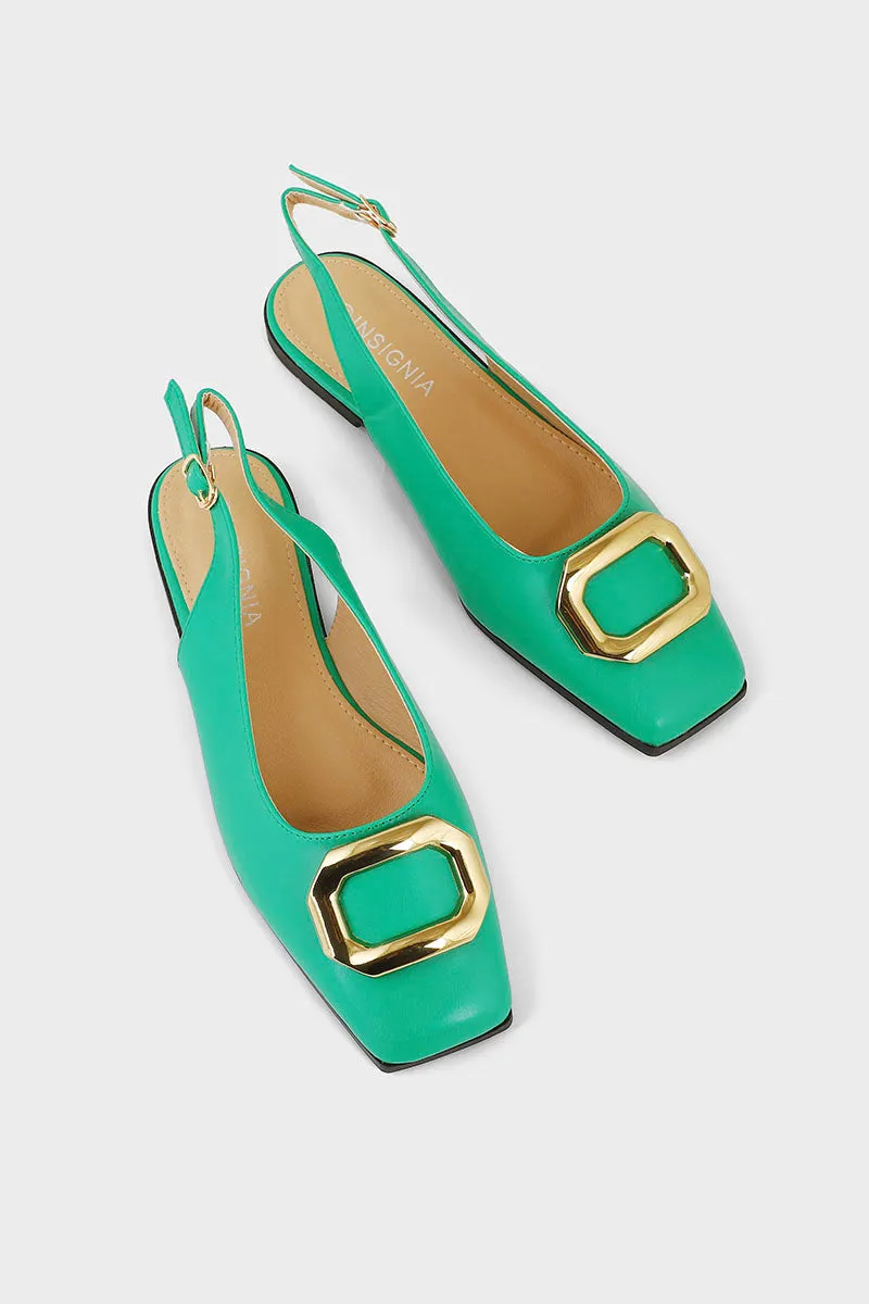 Casual Sling Back I47295-Green