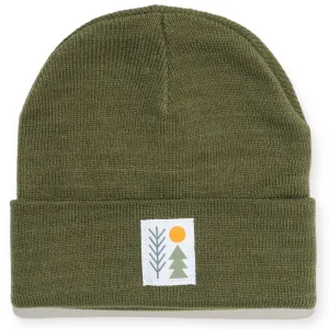 Classic Knit Cuffed Beanie- Olive