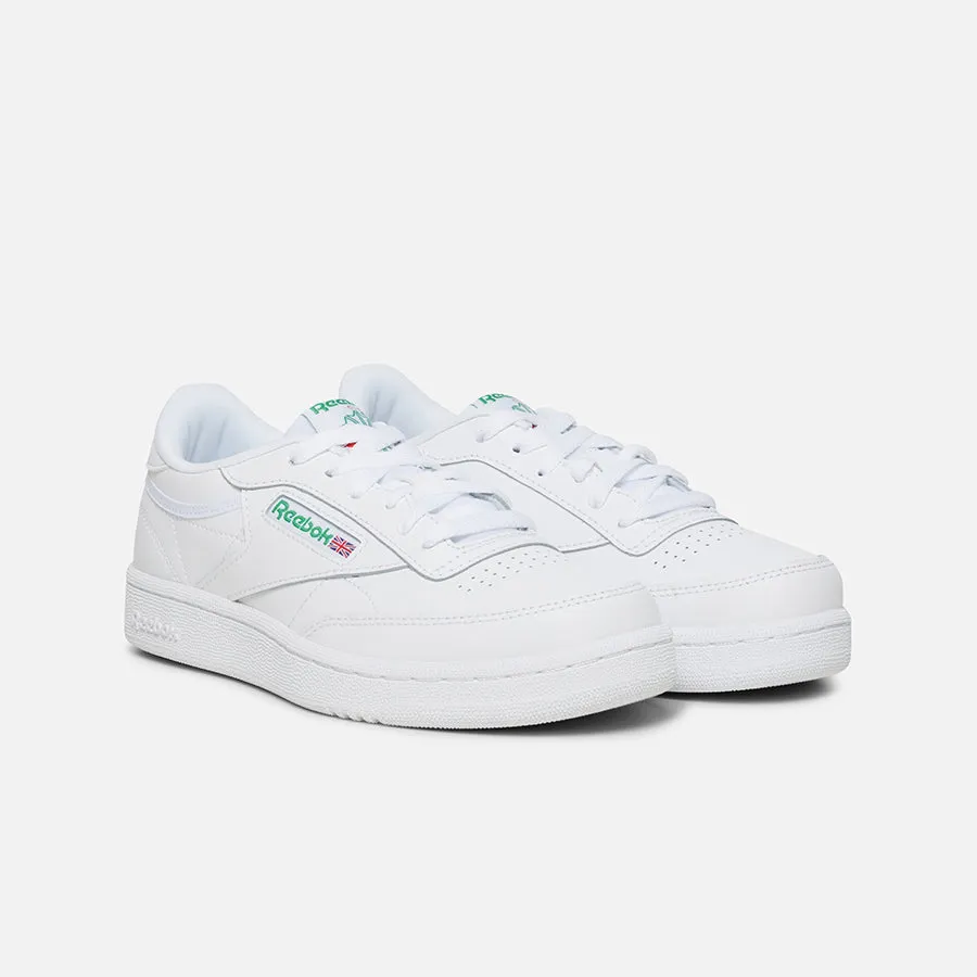 Club C Shoes - Grade School White/Glen Green/Vector Blue