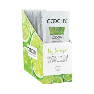 Coochy Shave Cream Key Lime Pie 0.5 oz. Foil 24-Piece Display