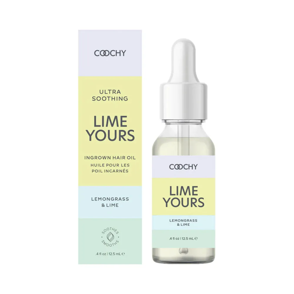 Coochy Ultra Soothing Ingrown Hair Oil Lemongrass Lime .5 fl. oz. 15 ml