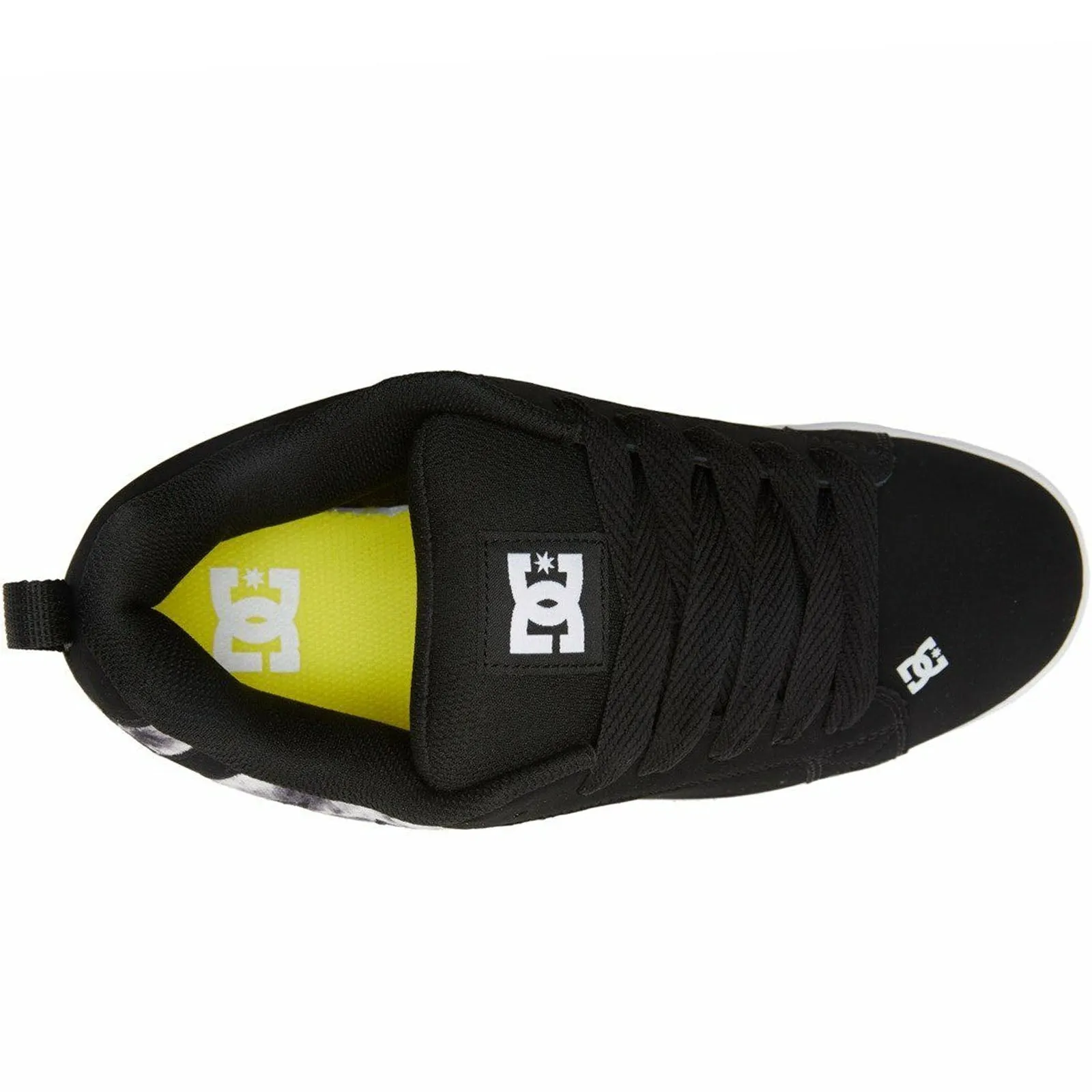 DC Shoes Mens Court Graffik Leather Trainers