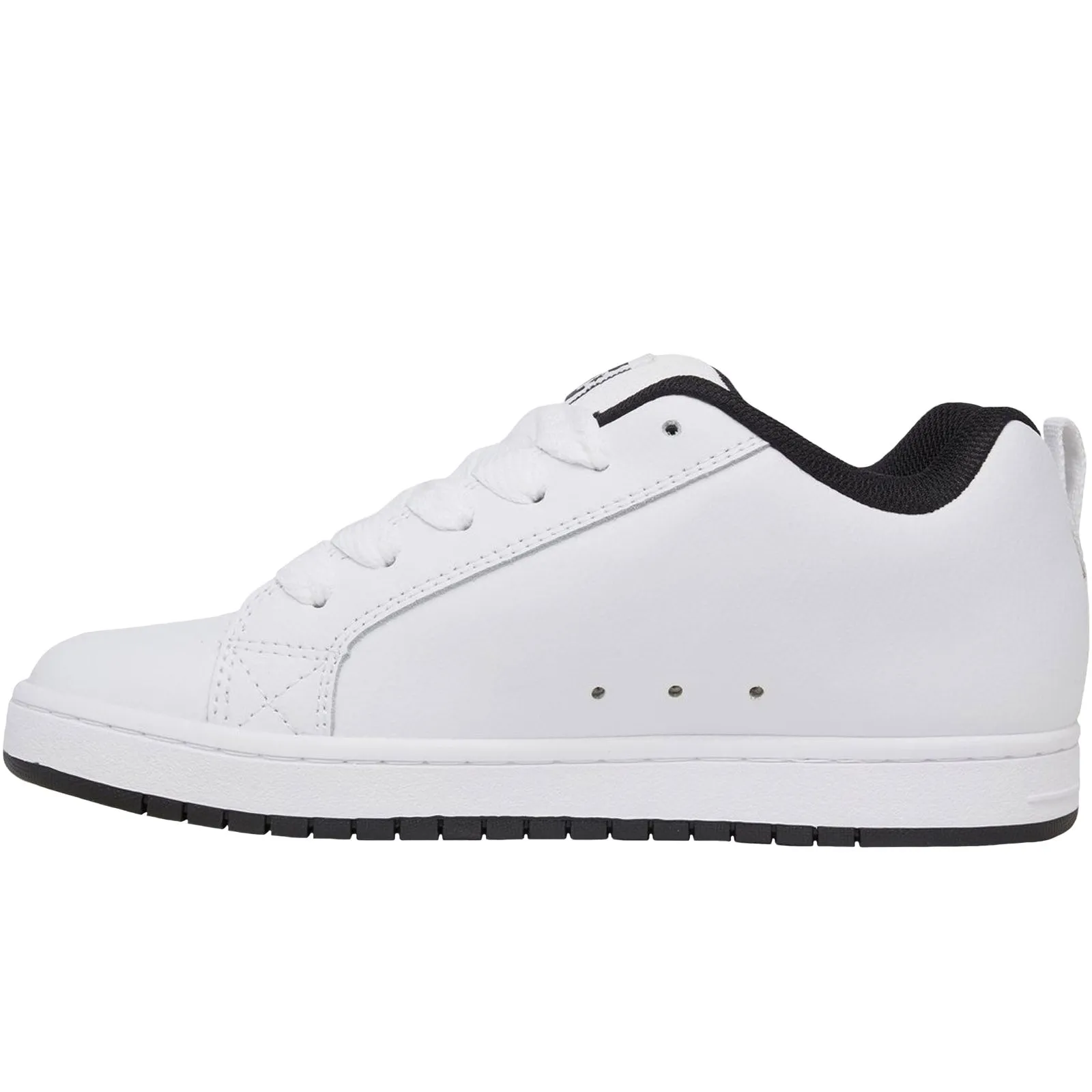 DC Shoes Mens Court Graffik Leather Trainers