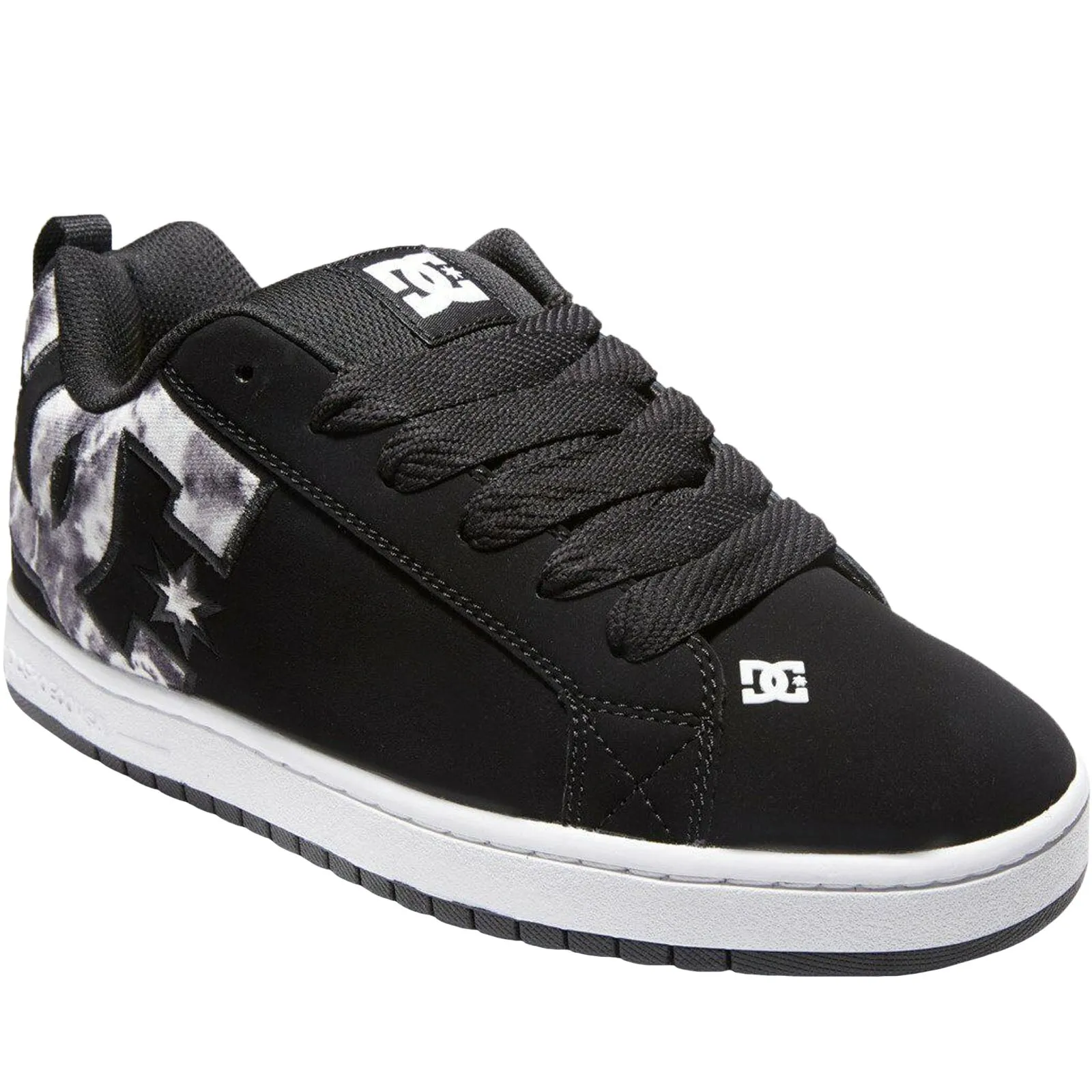 DC Shoes Mens Court Graffik Leather Trainers