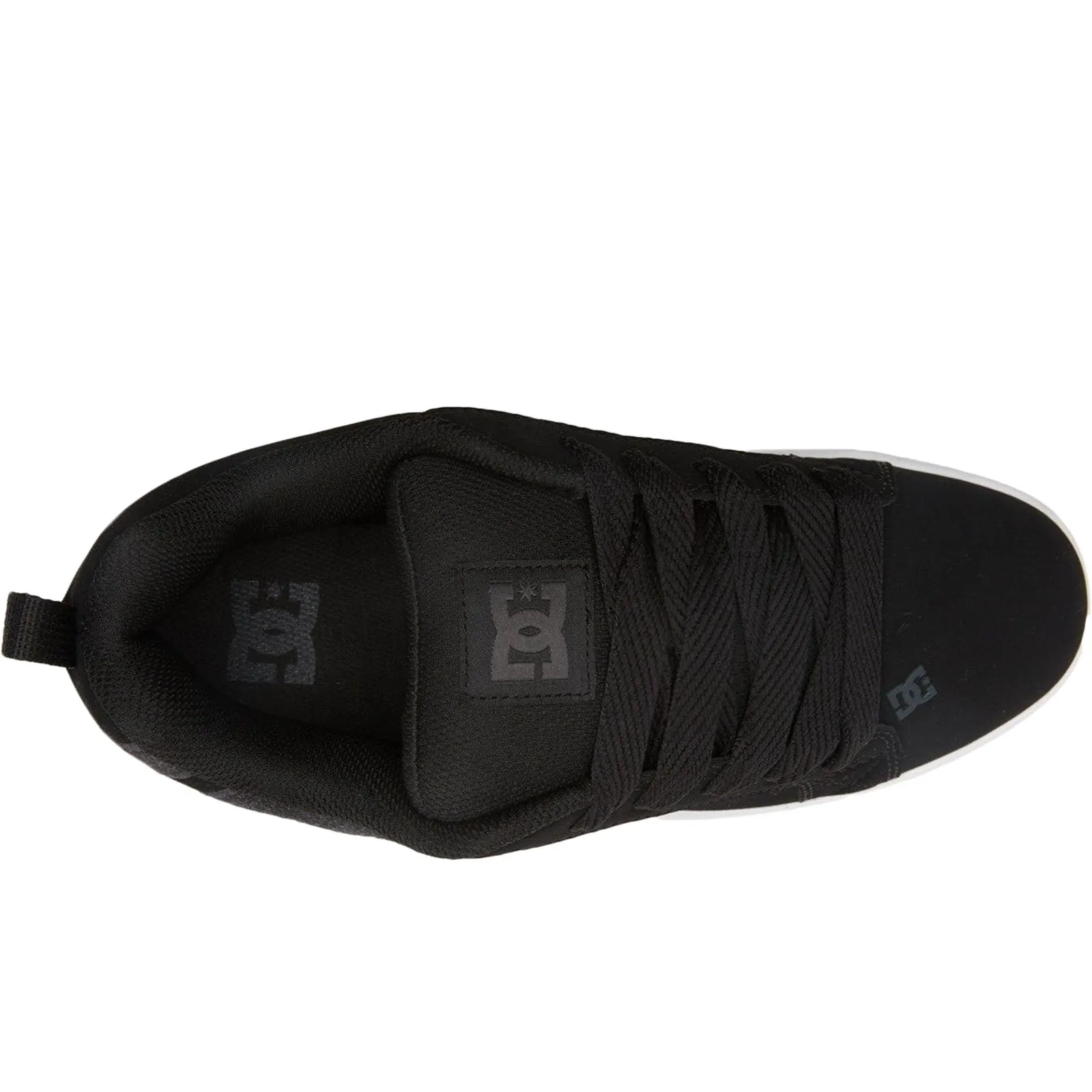 DC Shoes Mens Court Graffik Leather Trainers