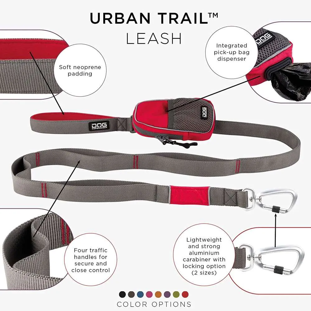 DOG Copenhagen Urban Trail Dog Leash (Classic Red)