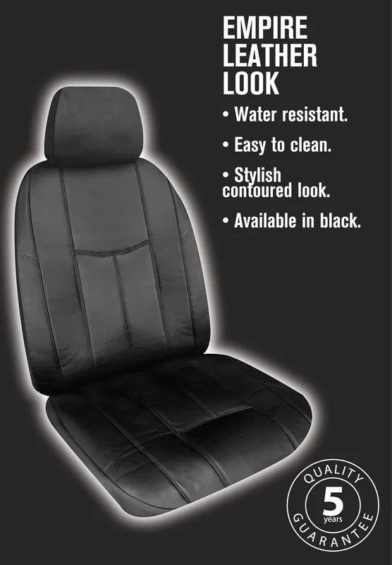 Empire Leather Look Seat Covers Suits Nissan X-Trail ST/ST-L//Ti/TL/TS 5 Seater (T32) 2014-2022