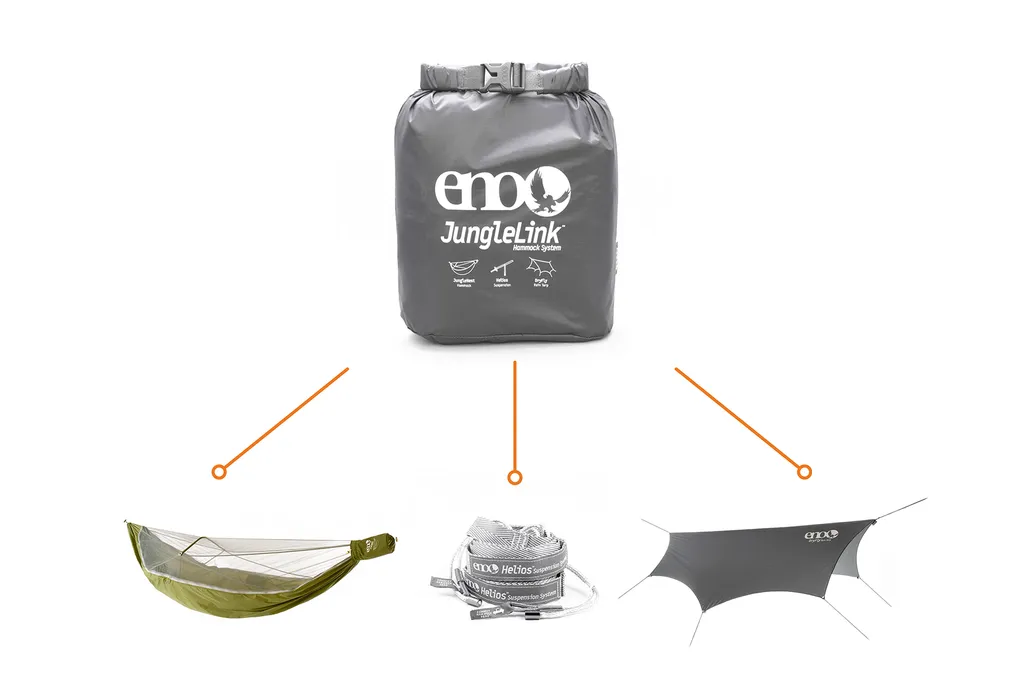 ENO JungleLink Hammock System (complete hammock system)