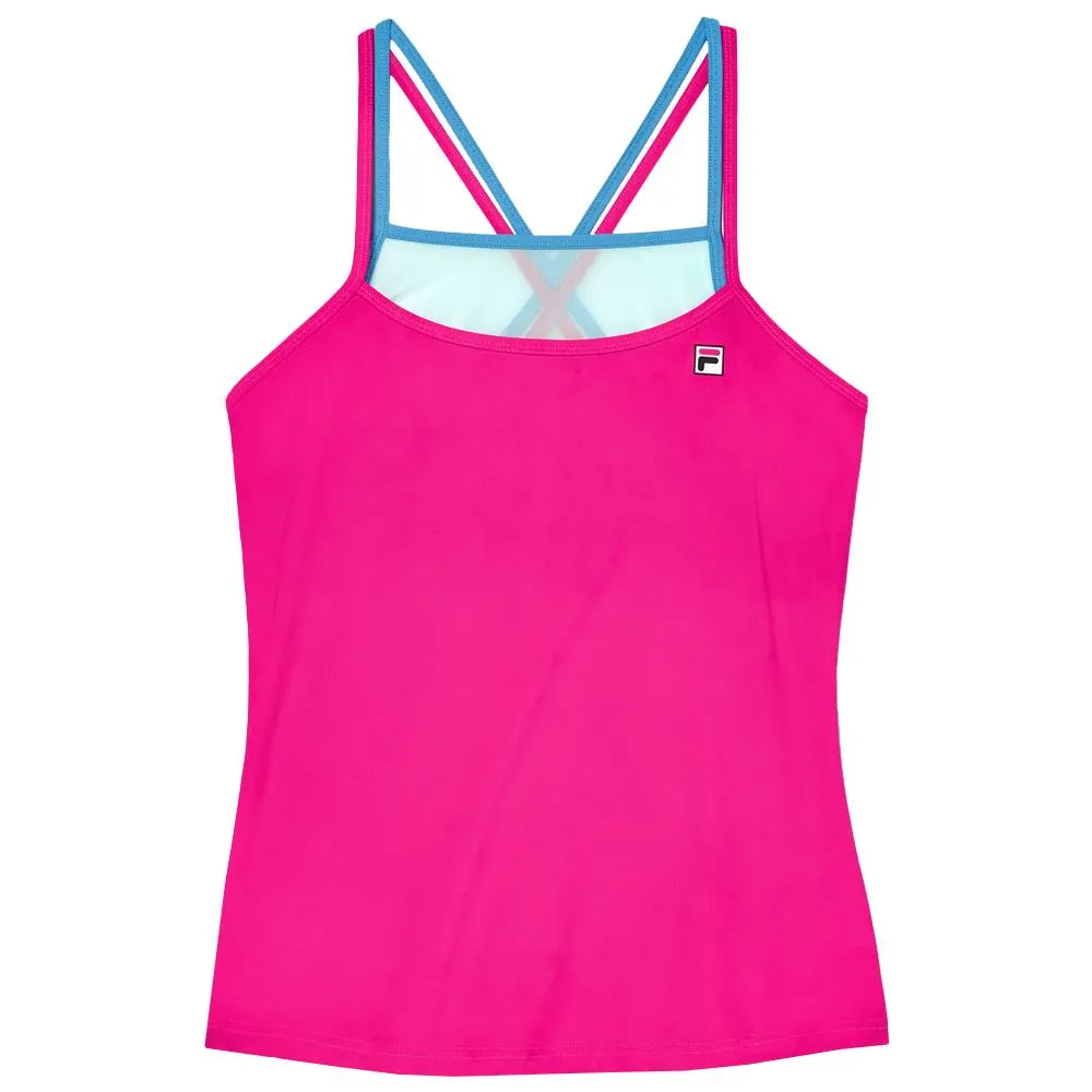 Fila Women's Tie Breaker Strappy Cami - Pink Glow