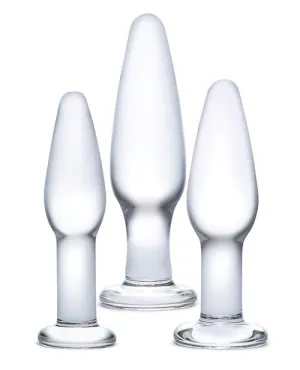 Glas 3pc Hand Blown Glass Anal Training Kit