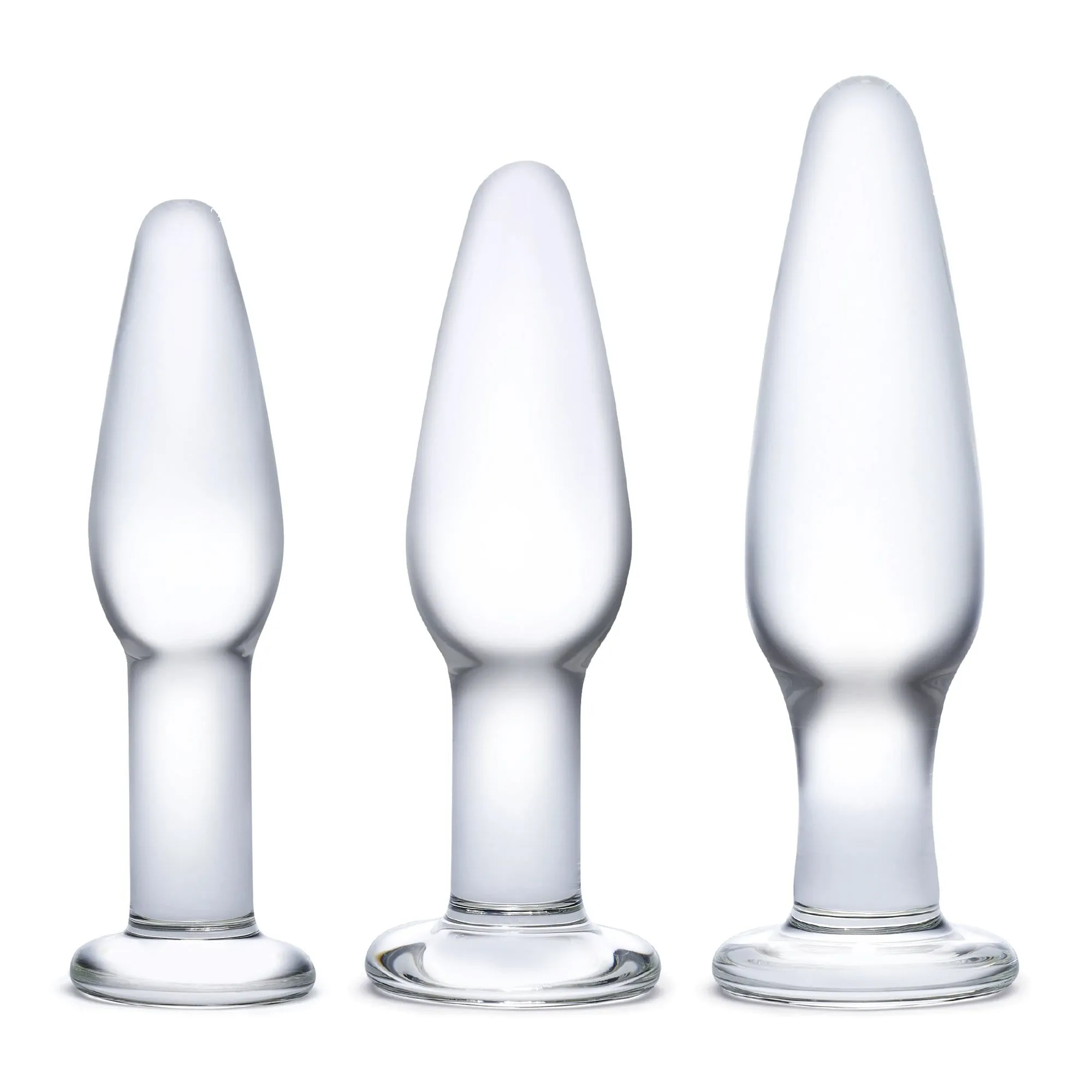 Glas 3pc Hand Blown Glass Anal Training Kit