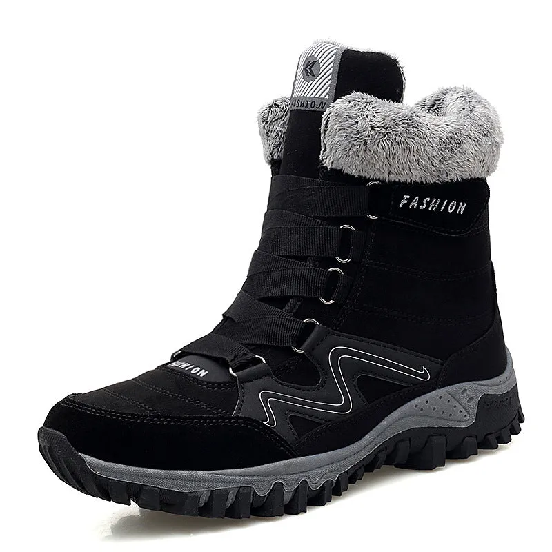 Hana Women Fur Lining Orthopedic Casual Cozy Snow Boots