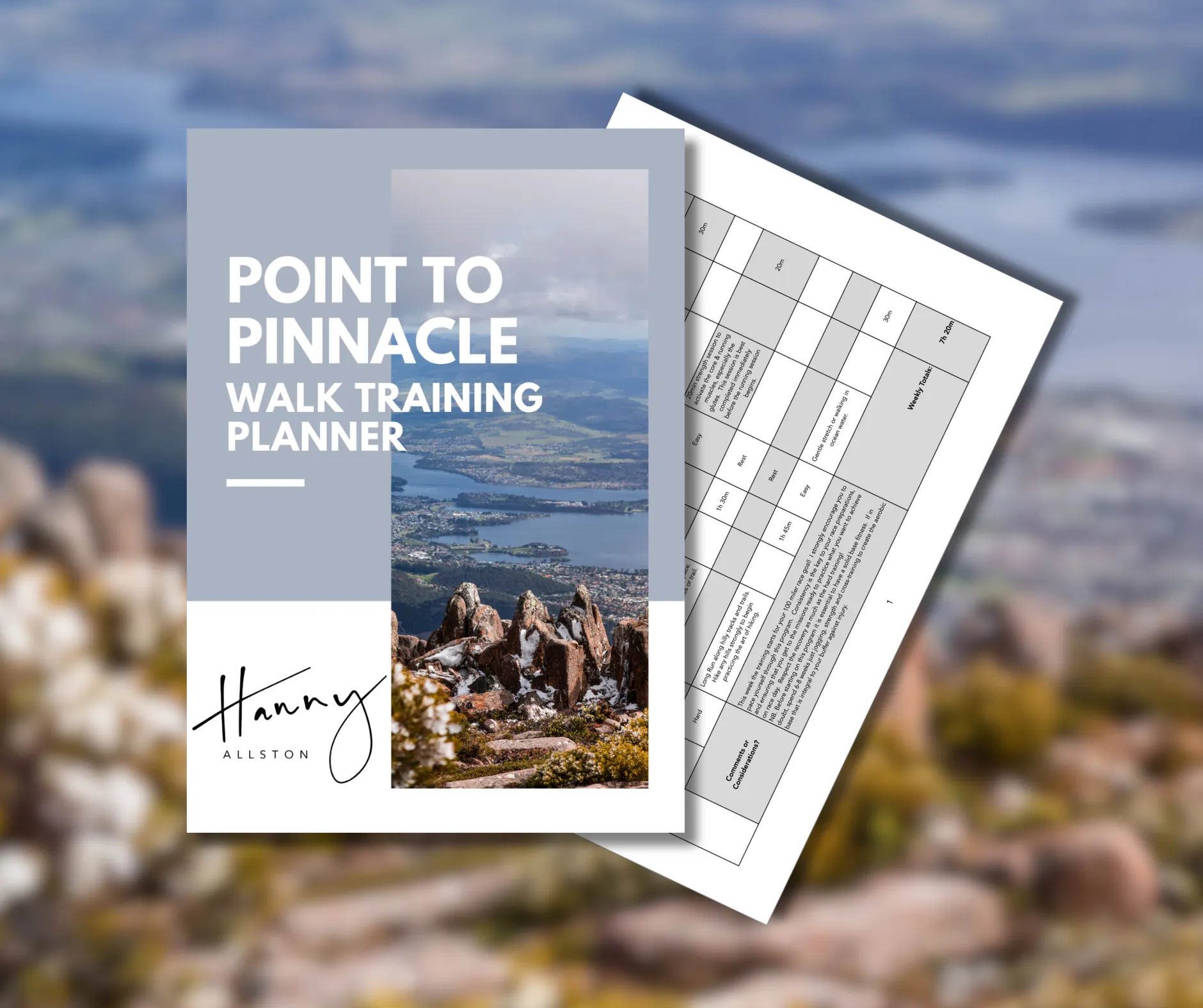 Hanny Allston: Point to Pinnacle Walk Training Plan