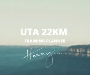 Hanny Allston: Ultra Trail Australia 22km Training Planner