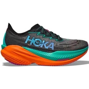 Hoka Men's Mach X 2 Running Shoes Black / Electric Aqua