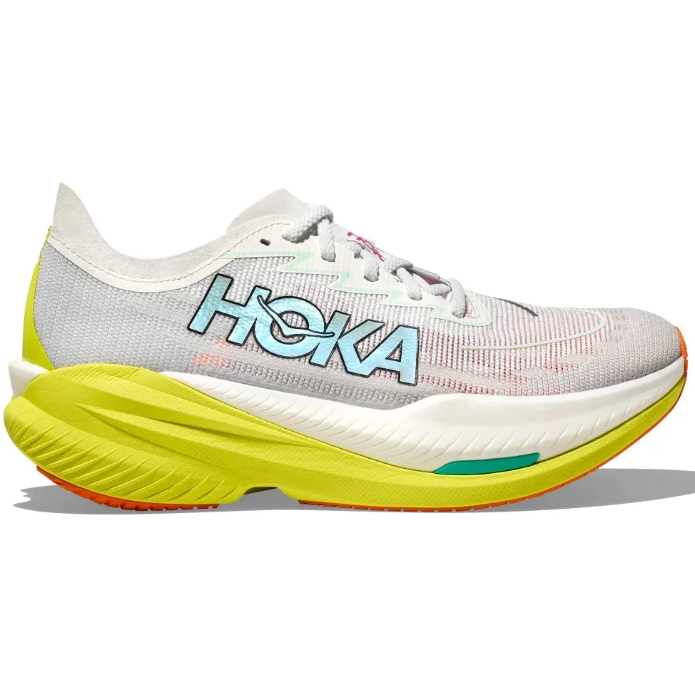 Hoka Men's Mach X 2 Running Shoes Frost / Citrus