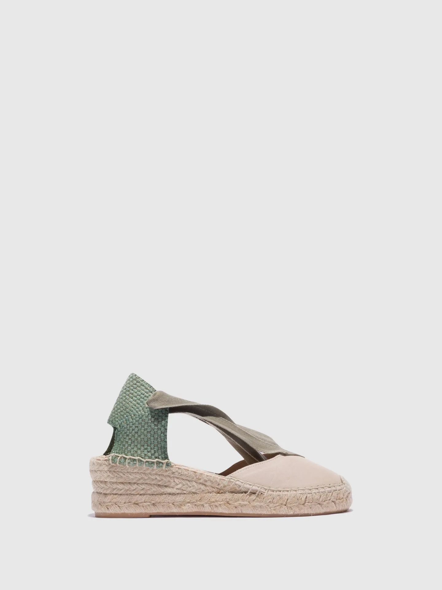 Khaki Wedge Espadrilles