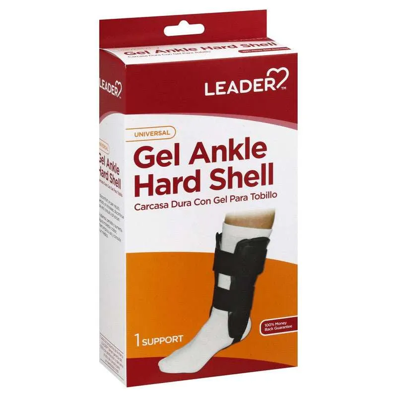 Leader Universal Gel Ankle Hard Shell Brace