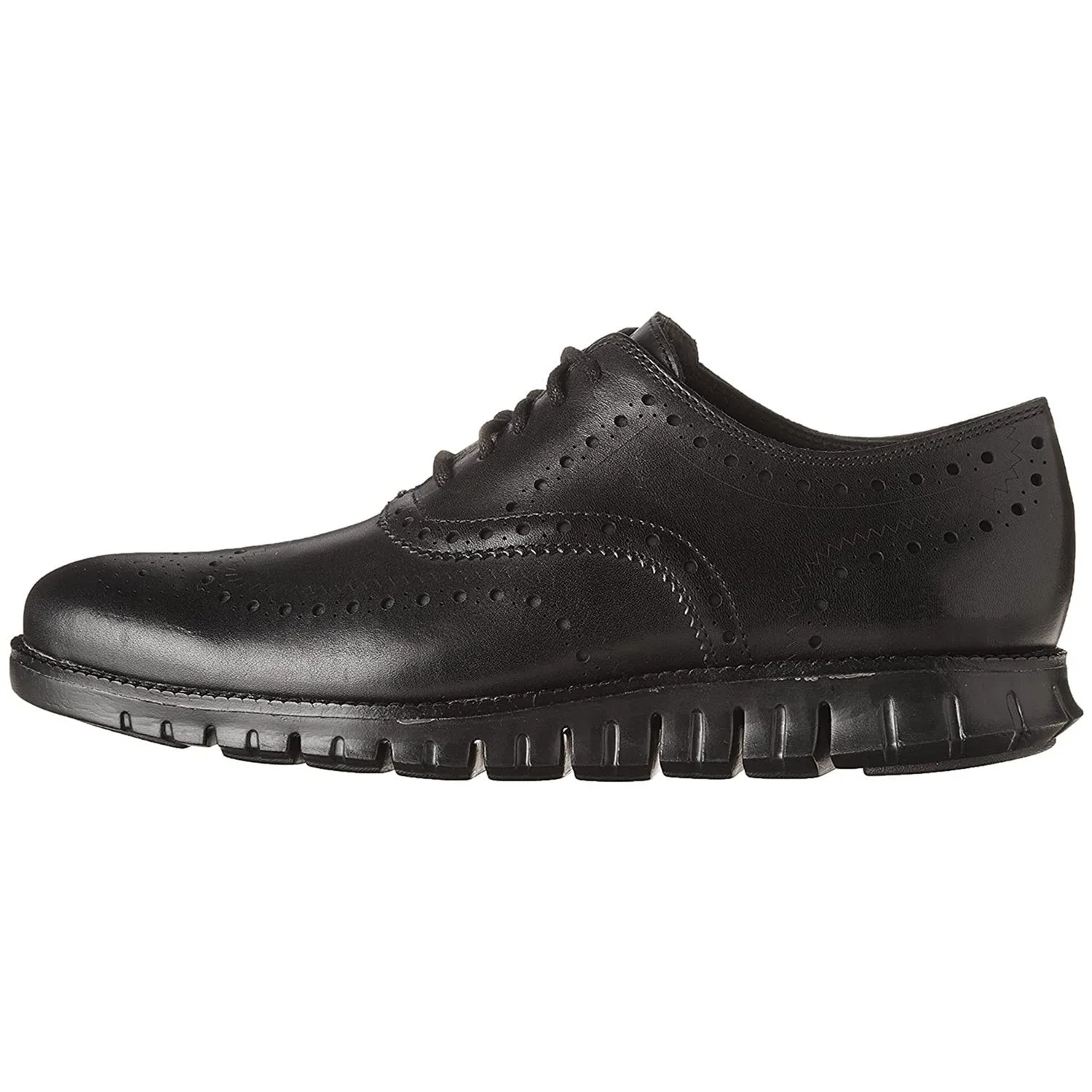 Men Lace Up Carved Flat Brogue Shoes