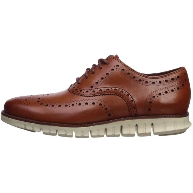 Men Lace Up Carved Flat Brogue Shoes