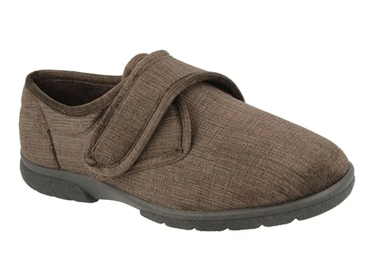 Mens Extra Wide Fit DB Hallam Slippers