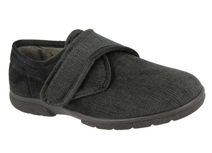 Mens Extra Wide Fit DB Hallam Slippers