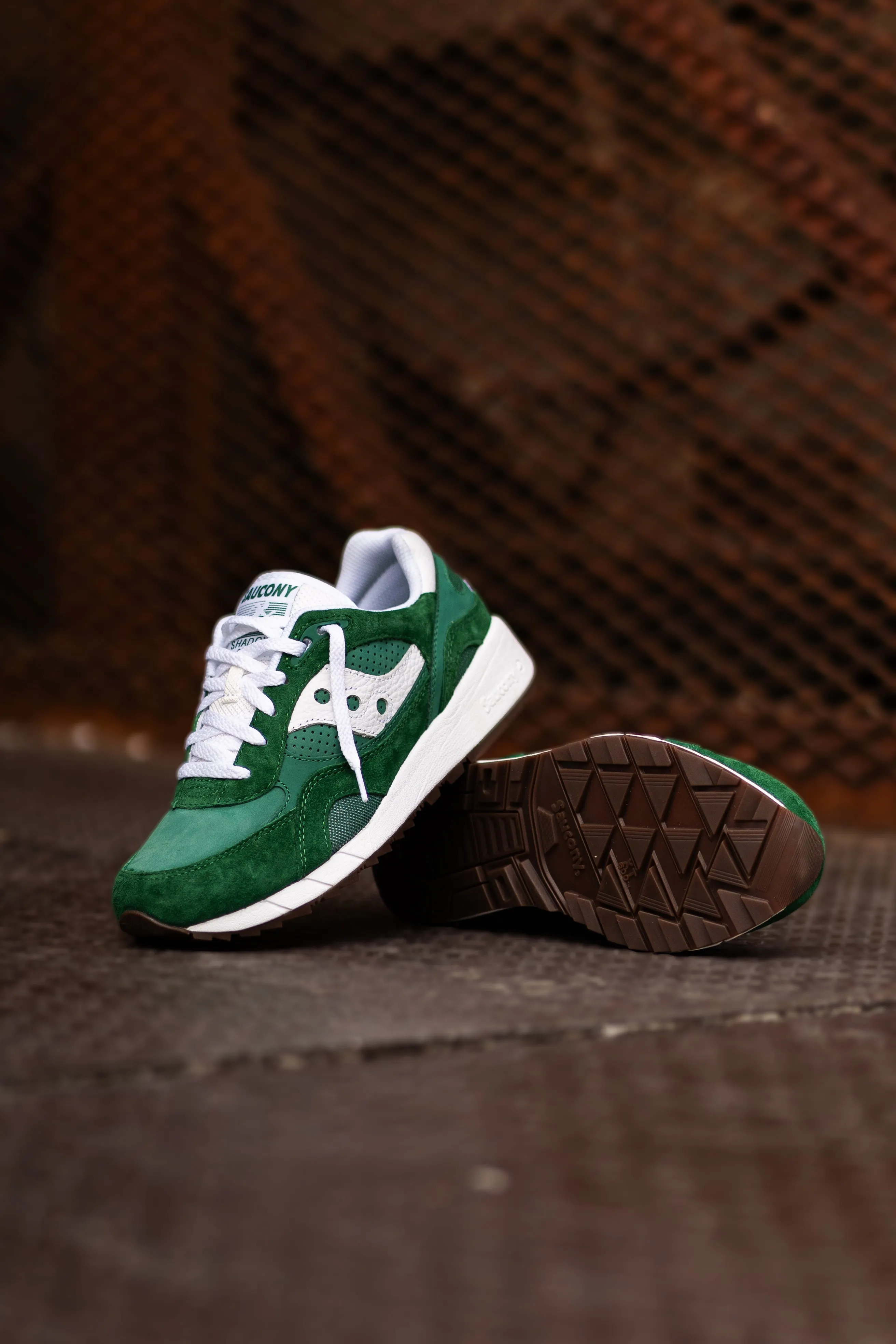 Mens Saucony Shadow 6000 Ivy Prep (Green/White) - S70802-1