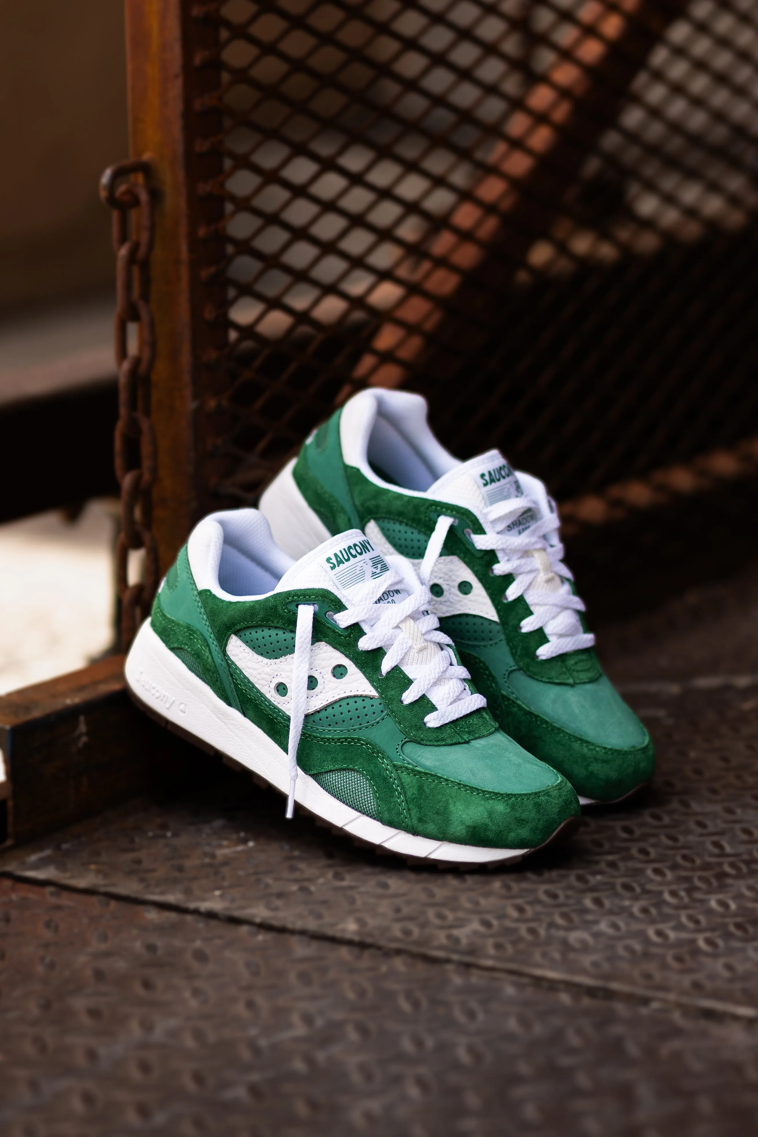 Mens Saucony Shadow 6000 Ivy Prep (Green/White) - S70802-1