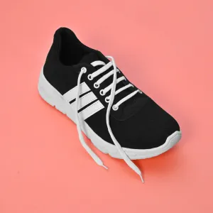 Men's Strips Style Laces Design Jogger Shoes