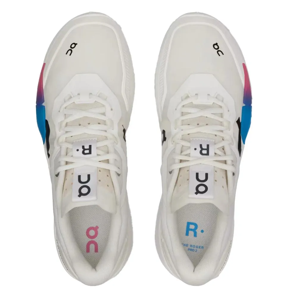 Men`s THE ROGER Pro 2 Tennis Shoes White and Malibu