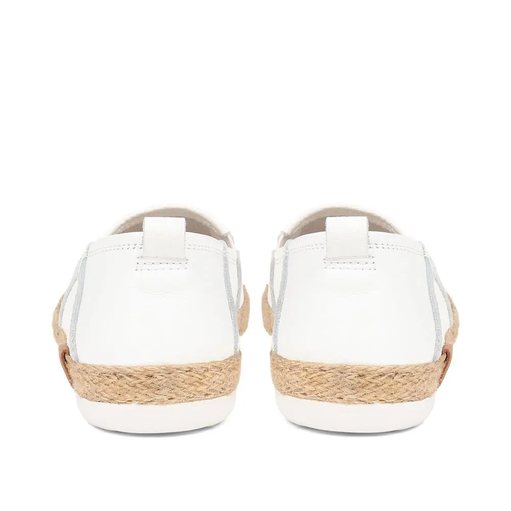 Milan Leather Espadrille Flats - MILAN / 320 085