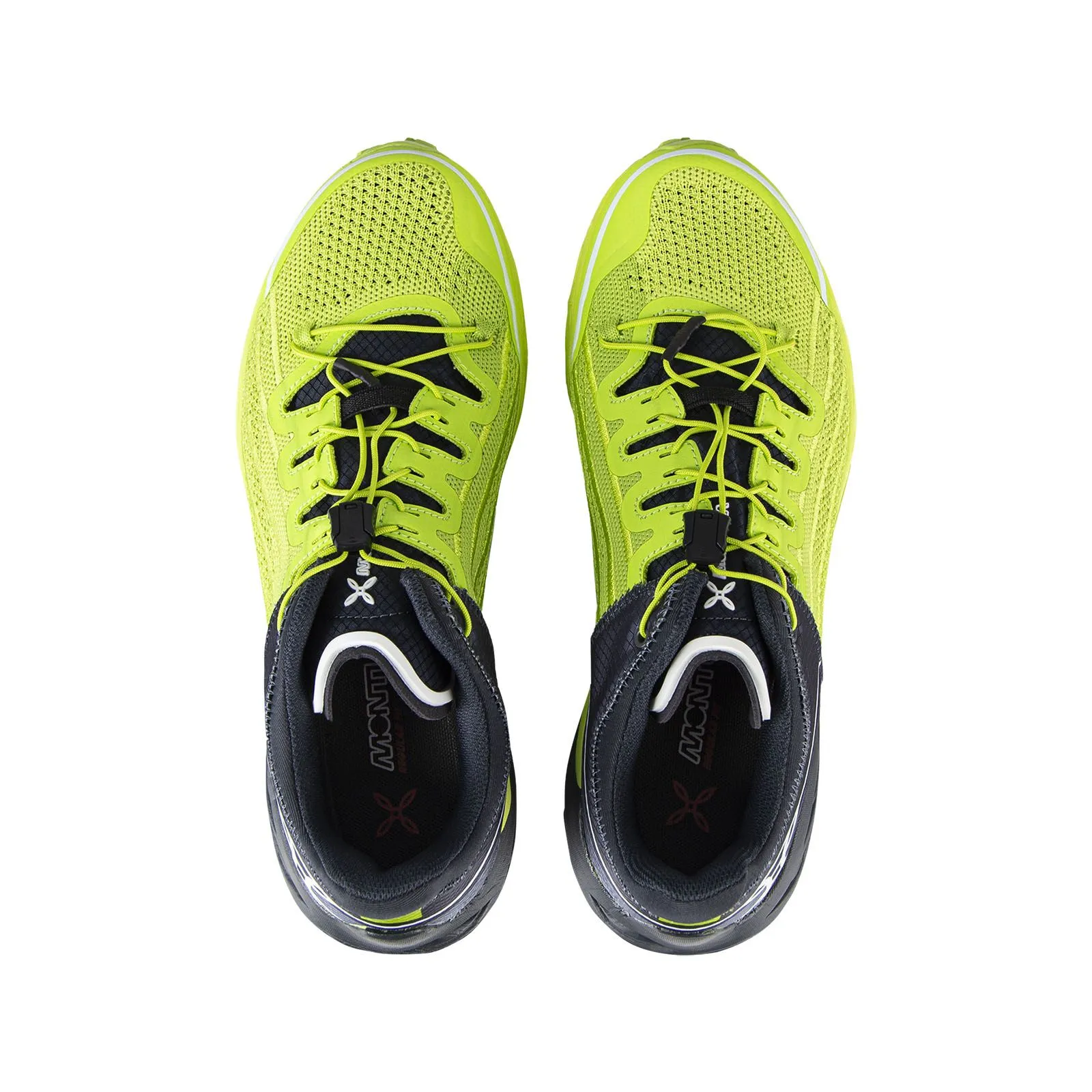 MONTURA DRAKE SCARPA BASSA DA TRAIL-RUNNING CON SUOLA VIBRAM LEGGERA E REATTIVA - COLORE: VERDE LIME/PIOMBO