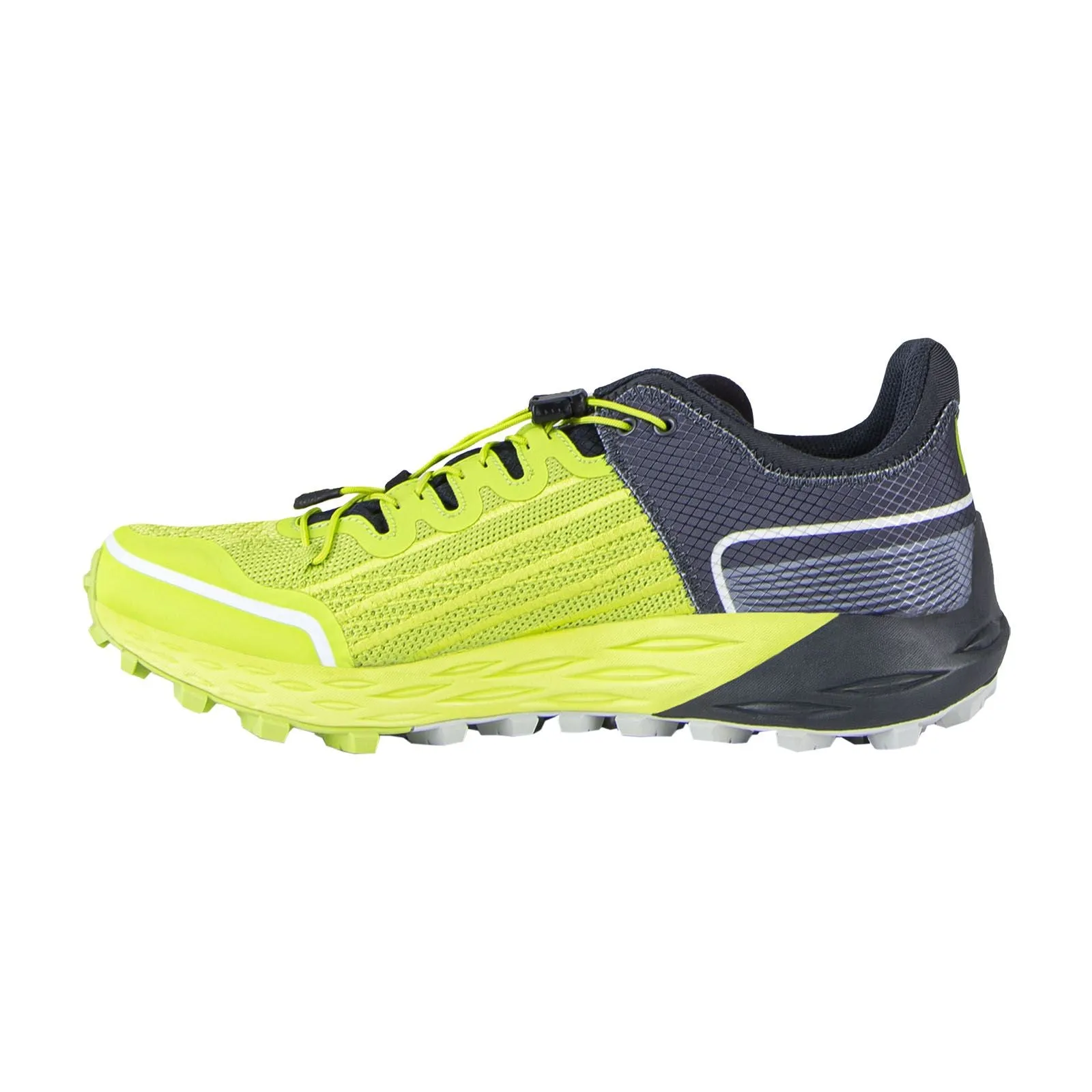 MONTURA DRAKE SCARPA BASSA DA TRAIL-RUNNING CON SUOLA VIBRAM LEGGERA E REATTIVA - COLORE: VERDE LIME/PIOMBO