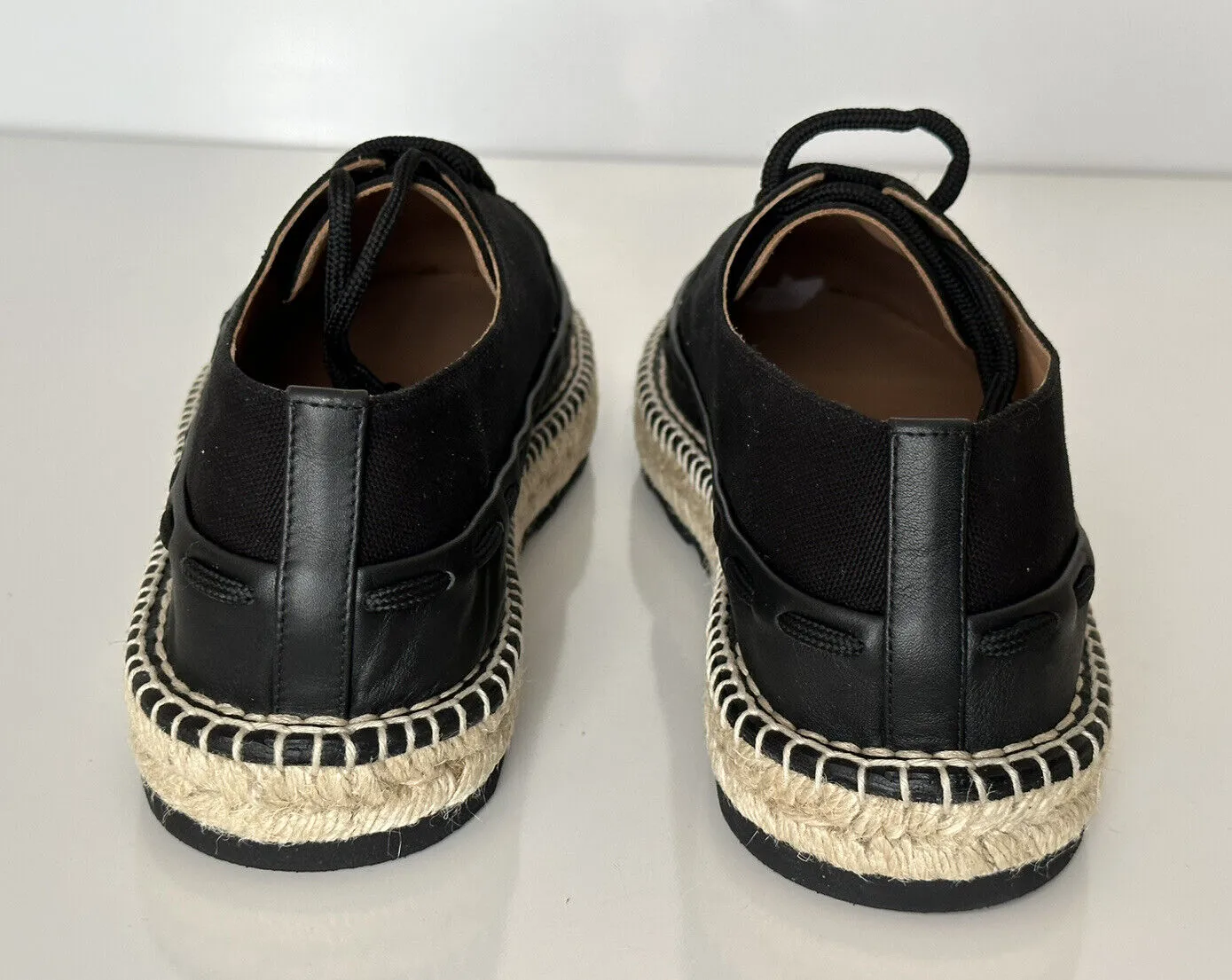 NIB $620 Bottega Veneta Men's Slip-on Espadrilles Shoes Black 10 US (43) 578267